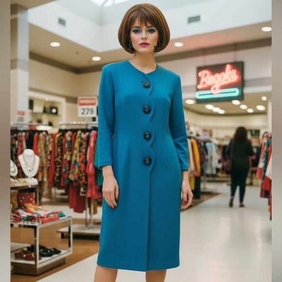 Positive attitude, Vintage 80s dress - Picture 1 of 4